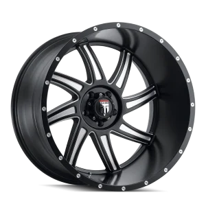 American Truxx – VORTEX – Black – 20″x10″ -24mm – Summer Wheels – AT162-2181M-24